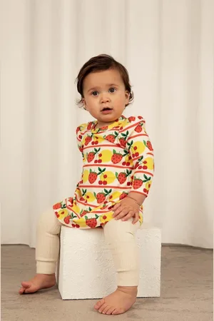 Mini Rodini Dívčí šaty barva, mini