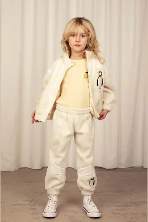 Mini Rodini Dětské tepláky barva, s aplikací