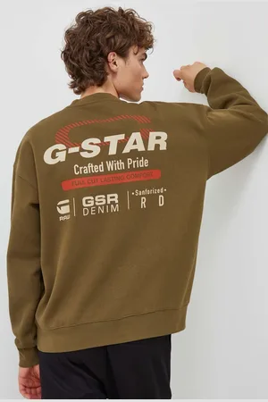 G-Star Mikina pánská, barva, hladká