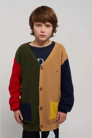 Bobo Choses Dětský vlněný kardigan barva