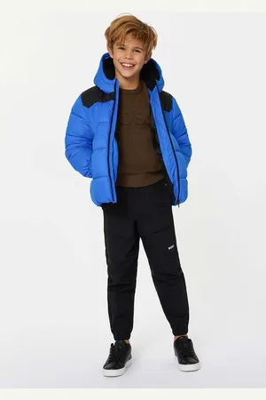 HUGO BOSS Dětská bunda tmavomodrá barva