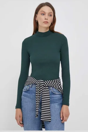 Pepe Jeans Tričko s dlouhým rukávem barva, s pologolfem