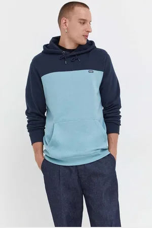 Rip Curl Mikina pánská, tmavomodrá barva, s kapucí, vzorovaná