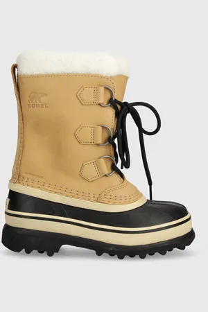 sorel Dětské semišové zimní boty 1123511 barva, Youth Caribou