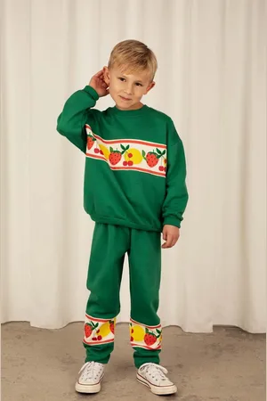 Mini Rodini Dětské bavlněné tepláky barva, s potiskem