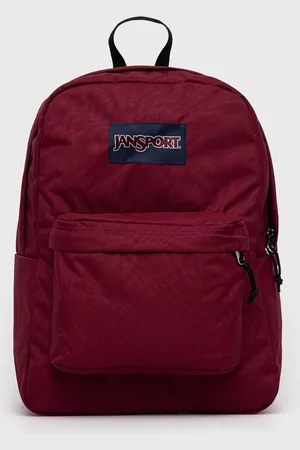 JanSport Batoh vínová barva, velký, hladký