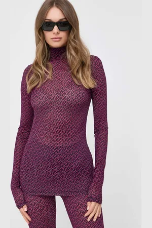 Pinko Tričko s dlouhým rukávem barva, s golfem, 101813.A13G