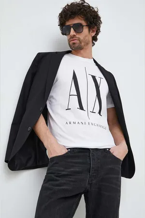 Armani Exchange Bavlněné tričko barva, s potiskem, 8NZTPA ZJH4Z NOS