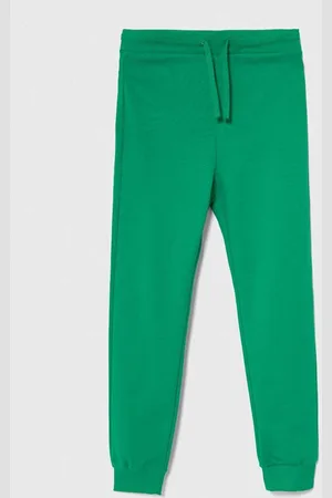 Benetton Dětské bavlněné tepláky barva
