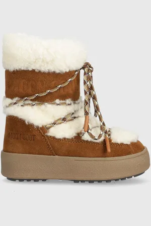 Moon Boot Dětské sněhule 34300800 MB JTRACK SHEARLING barva