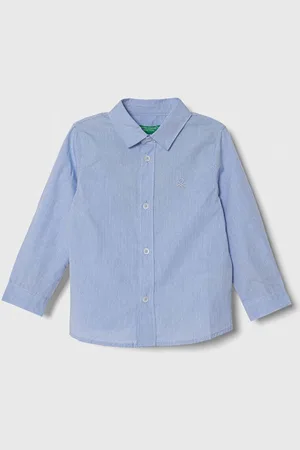 Benetton Dětská bavlněná košile