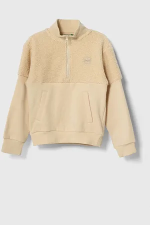 Benetton Dětská mikina barva, hladká