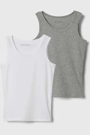 Benetton Dětské tričko 2-pack barva