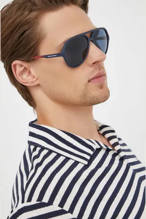 Armani Exchange Sluneční brýle pánské, tmavomodrá barva, 0AX4133S