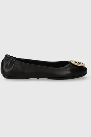 Tory Burch Kožené baleríny MINNIE TRAVEL BALLET barva, 50393-013