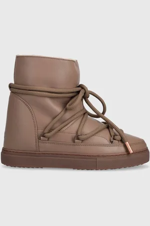 INUIKII Kožené sněhule Full Leather Wedge barva, 75203-087