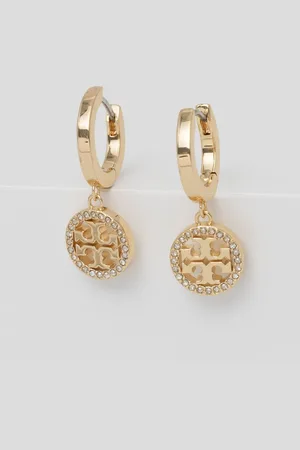 Tory Burch Náušnice MILLER PAVE HOOP 87041.783