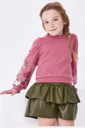 Mayoral Dětská sukně barva, mini, áčková