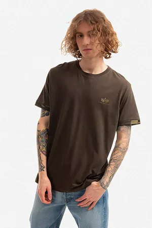 Alpha Industries Bavlněné tričko barva, 106509.415-green