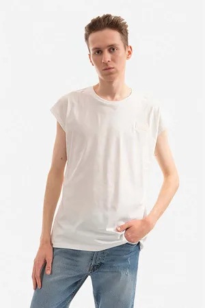 Alpha Industries Bavlněné tričko barva, 118530.626-white