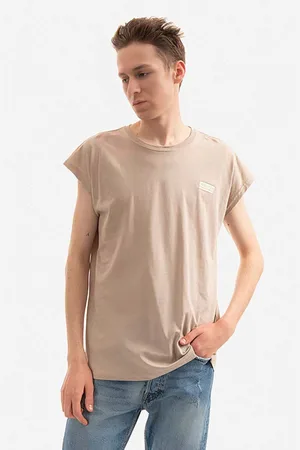 Alpha Industries Bavlněné tričko barva, 118530.627-cream