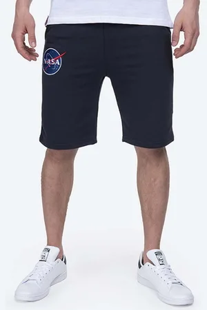 Alpha Industries Kraťasy pánské, tmavomodrá barva, 116362.07-navy