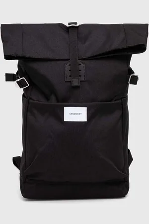 Sandqvist Batoh SQA1496 Ilon barva, velký, hladký, SQA1496-BLACK