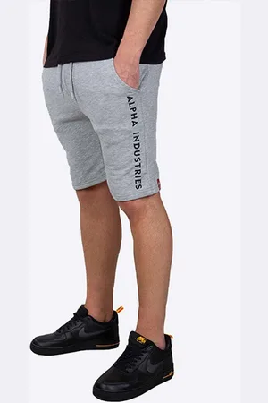 Alpha Industries Kraťasy Al Sweat pánské, barva, 116365.17-grey