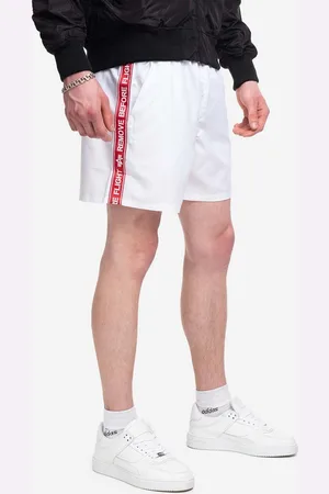 Alpha Industries Plavkové šortky barva, 196931.09-white