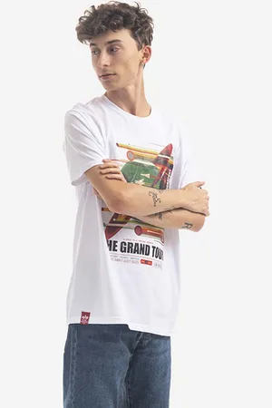 Alpha Industries Bavlněné tričko x NASA barva, s potiskem, 116504.09-white