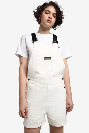 Napapijri Lacláče N-Dru NA4GCB N1A dámské, barva, hladké, high waist