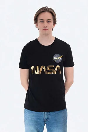 Alpha Industries Bavlněné tričko NASA Reflective T barva, s potiskem, 178501.365