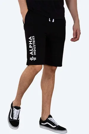 Alpha Industries Kraťasy Basic pánské, barva, 116364.03-black