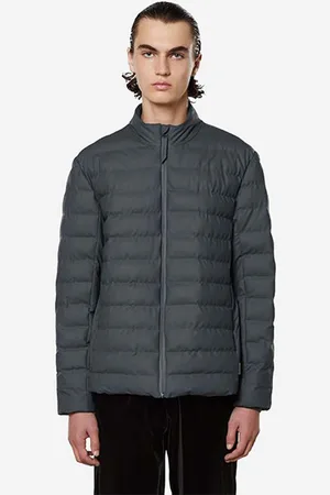 Rains Bunda Trekker Jacket 1543 SLATE barva, přechodná