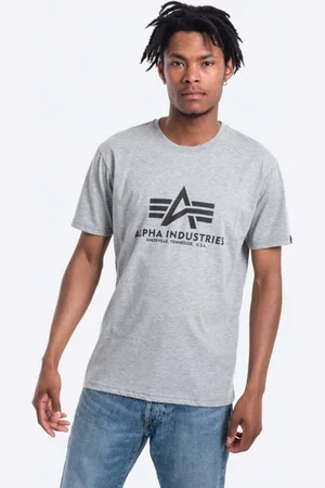 Alpha Industries Bavlněné tričko Basic T-Shirt barva, s potiskem, 100501.17