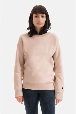 Champion Bavlněná mikina Crewneck Sweatshirt dámská, barva, hladká, 115088-MS049