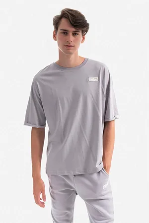 Alpha Industries Bavlněné tričko barva, 118532.643-grey
