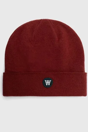 WoodWood Vlněná čepice barva, z husté pleteniny
