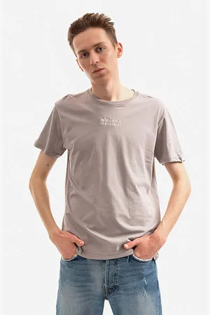 Alpha Industries Bavlněné tričko barva, 118529.643-grey