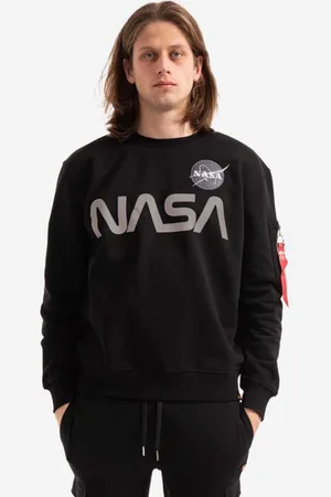 Alpha Industries Mikina pánská, barva, s potiskem, 178309.03-black