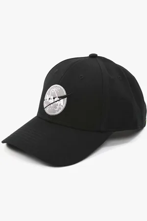 Alpha Industries Bavlněná baseballová čepice Nasa Cap barva, s aplikací, 186903.03-black