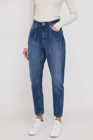 Pepe Jeans Džíny TAPERED JEANS UHW SPARKLE dámské, high waist, PL204601