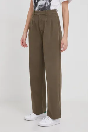 Pepe Jeans Kalhoty Tina dámské, barva, střih chinos, high waist, PL211697