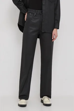Pepe Jeans Džíny STRAIGHT JEANS UHW COATED dámské, high waist, PL204602