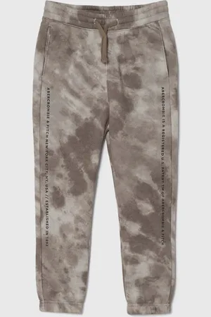Abercrombie & Fitch Dětské tepláky barva, vzorované
