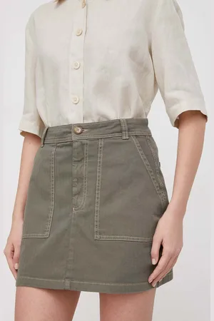 Pepe Jeans Sukně BECKY barva, mini, áčková, PL901091