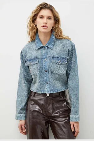 Gestuz Džínová bunda dámská, přechodná, oversize