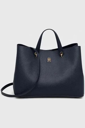 Tommy Hilfiger Kabelka tmavomodrá barva, AW0AW15177