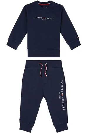 Tommy Hilfiger Dětská tepláková souprava tmavomodrá barva
