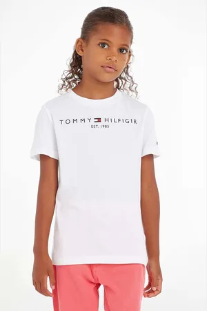 Tommy Hilfiger Dětské bavlněné tričko barva, s potiskem, KS0KS00210